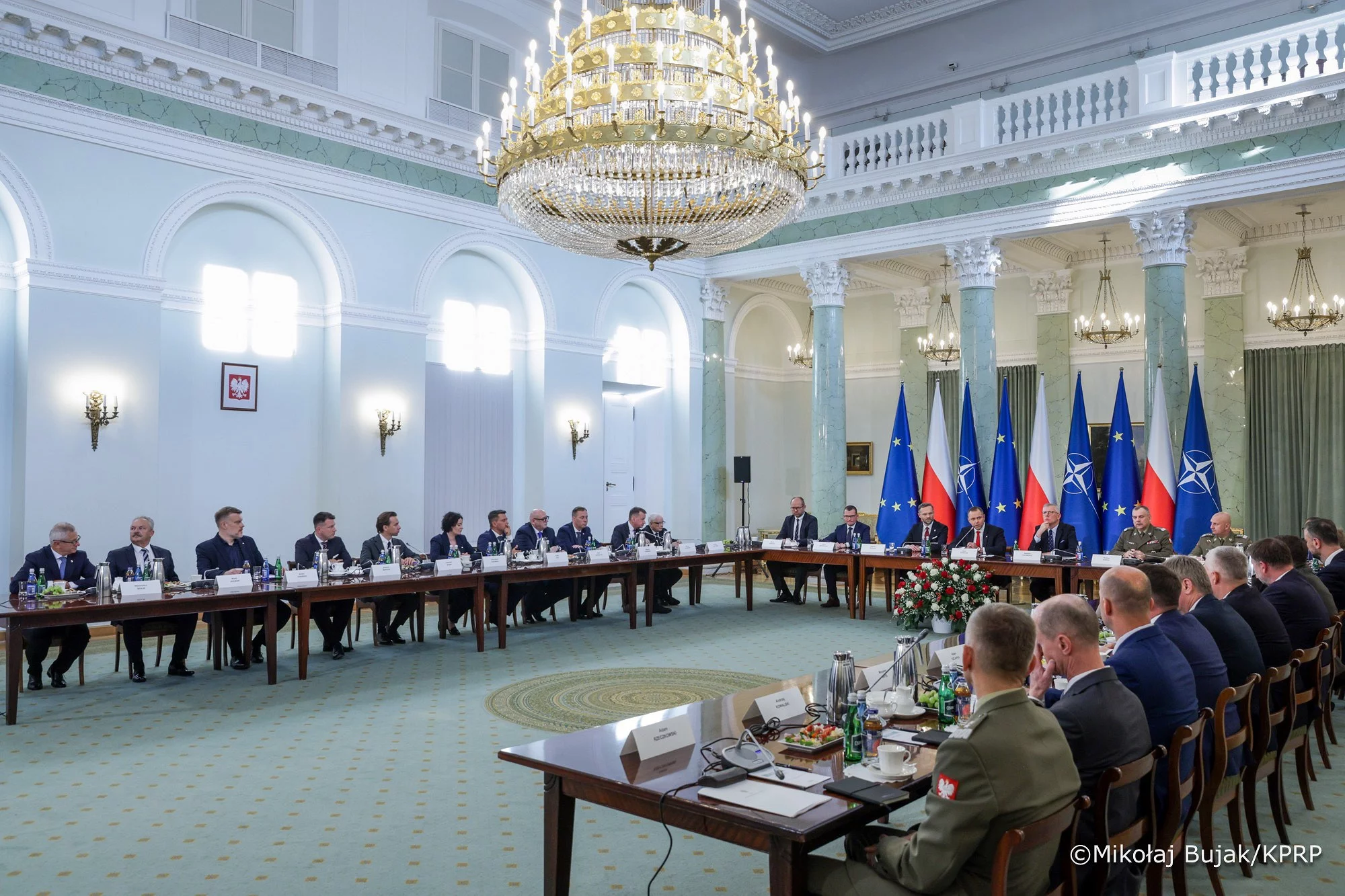 Posiedzenie RBN ws. rosyjskich dronów