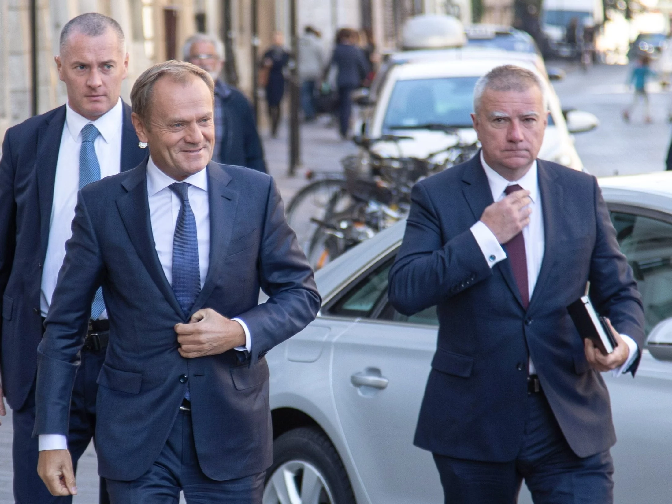 Donald Tusk i Paweł Graś