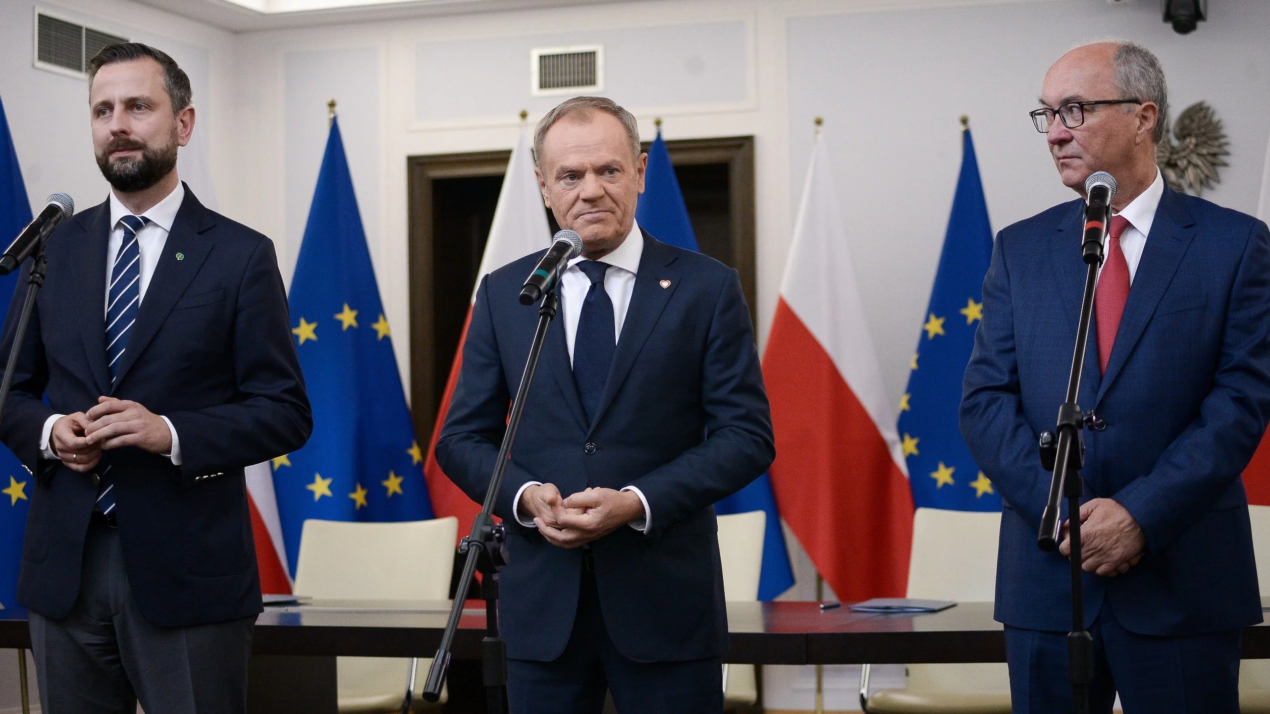 Donald Tusk, Władysław Kosiniak-Kamysz, Włodzimierz Czarzasty