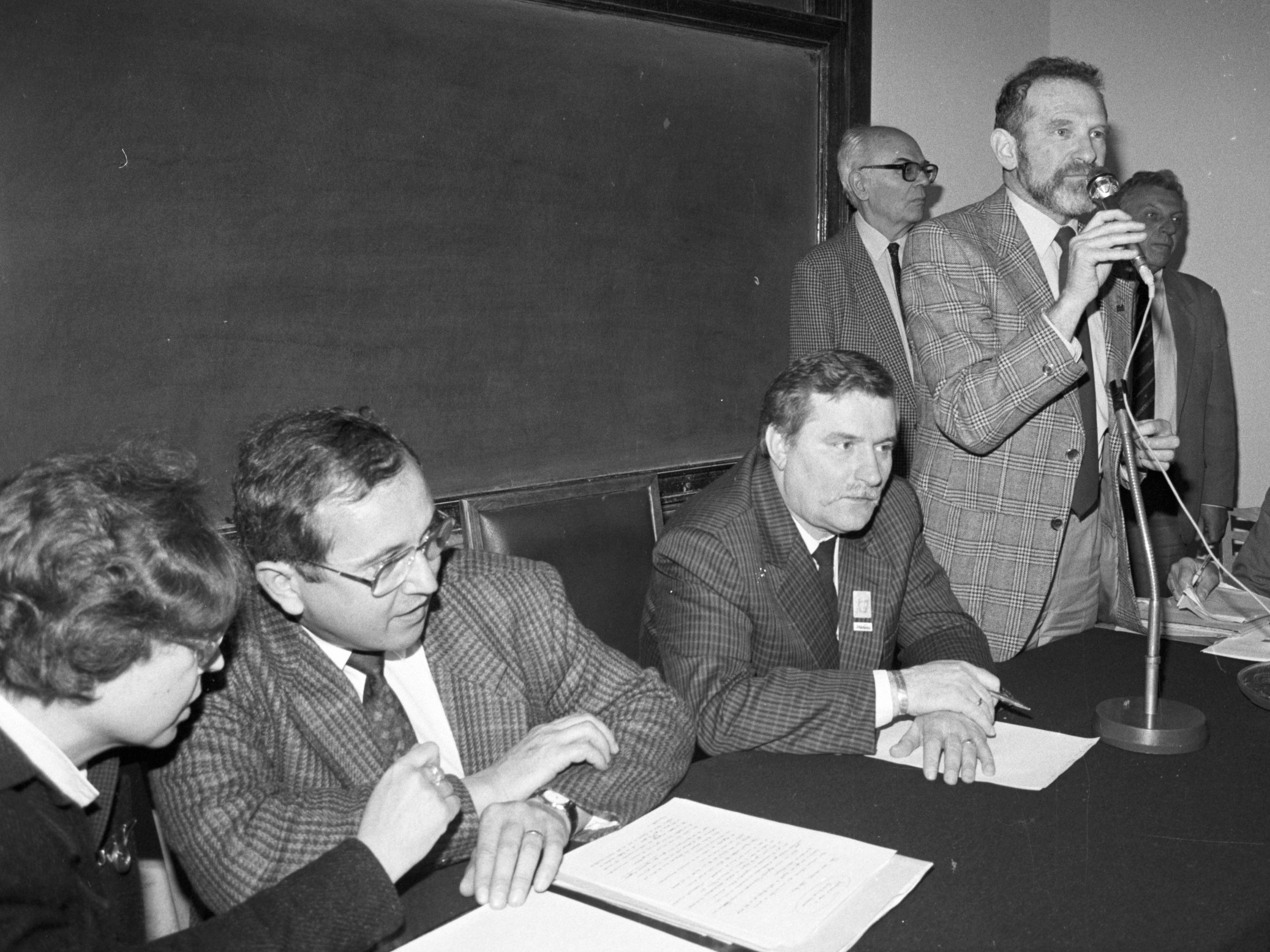 Obrady członków Komitetu Obywatelskiego
„Solidarność”, Warszawa, 23 kwietnia 1989 r.