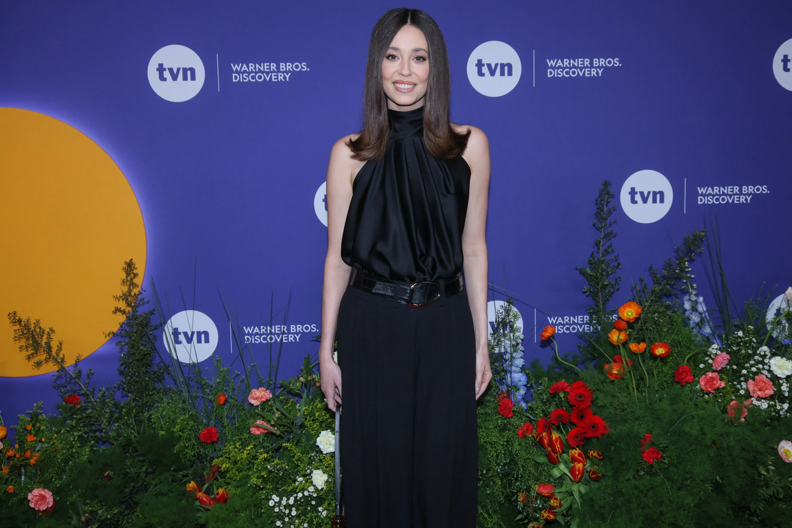 Izabella Krzan podczas prezentacji wiosennej oferty programowej TVN