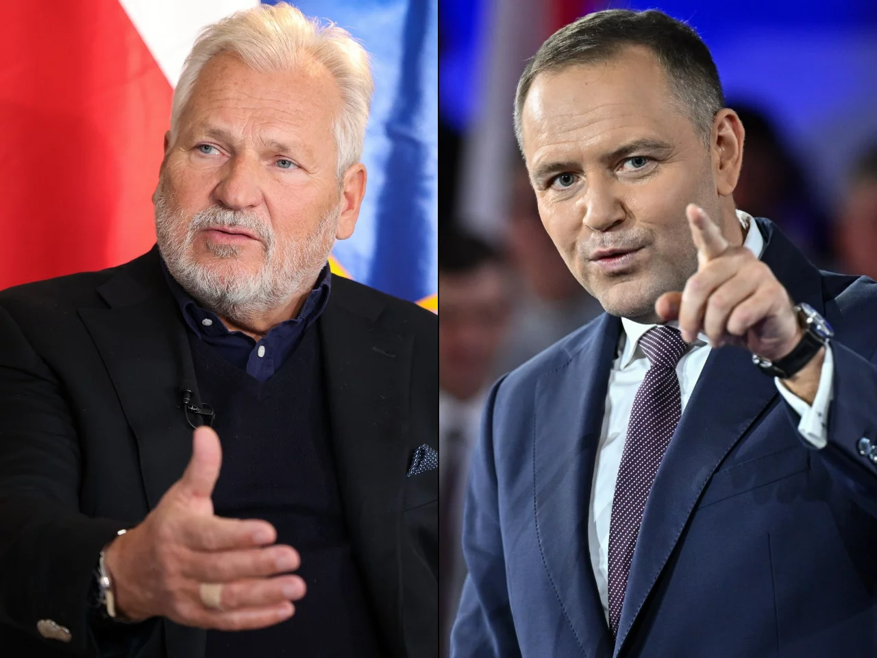Aleksander Kwaśniewski i Karol Nawrocki