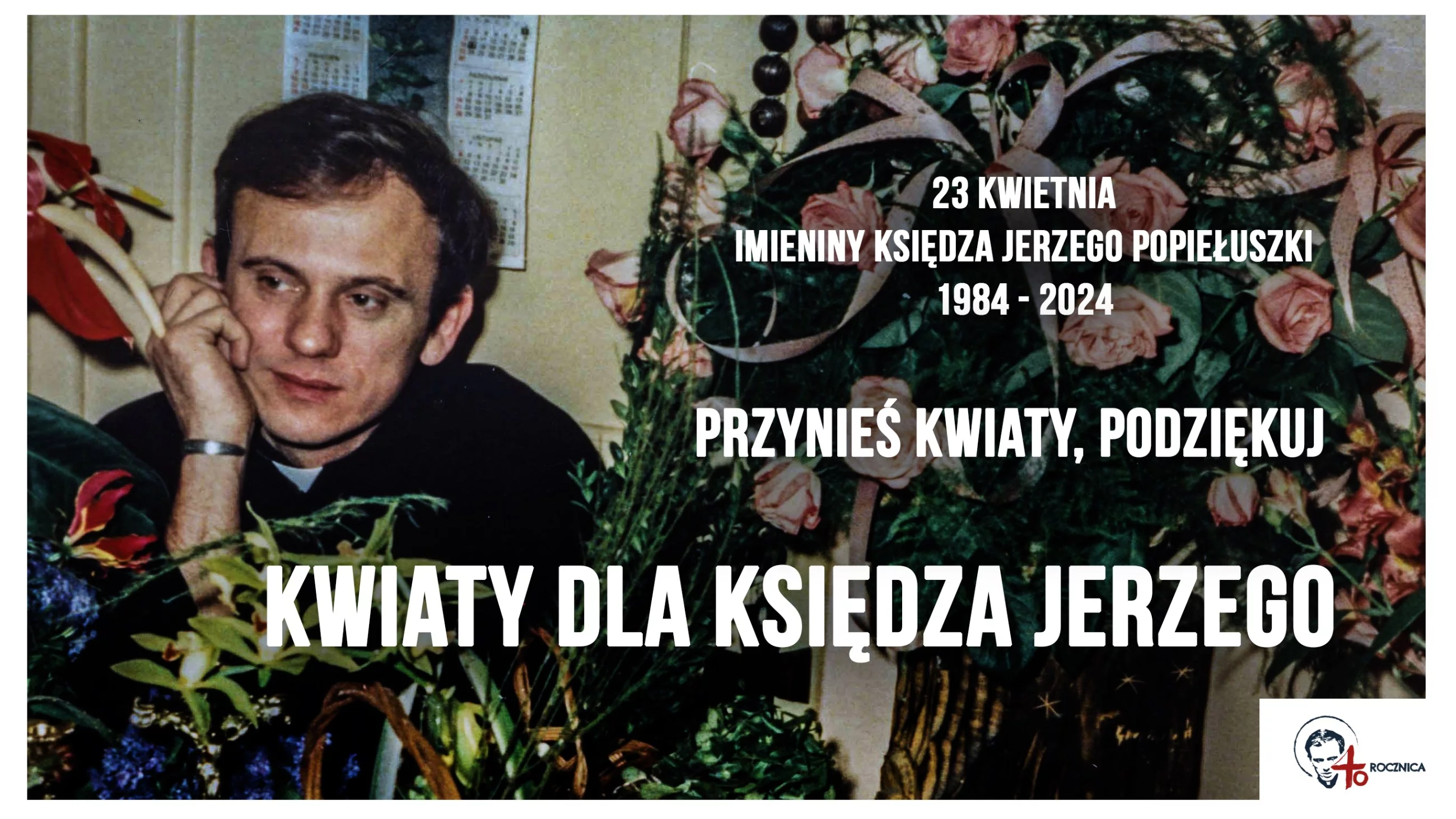 Kwiaty dla ks. Jerzego