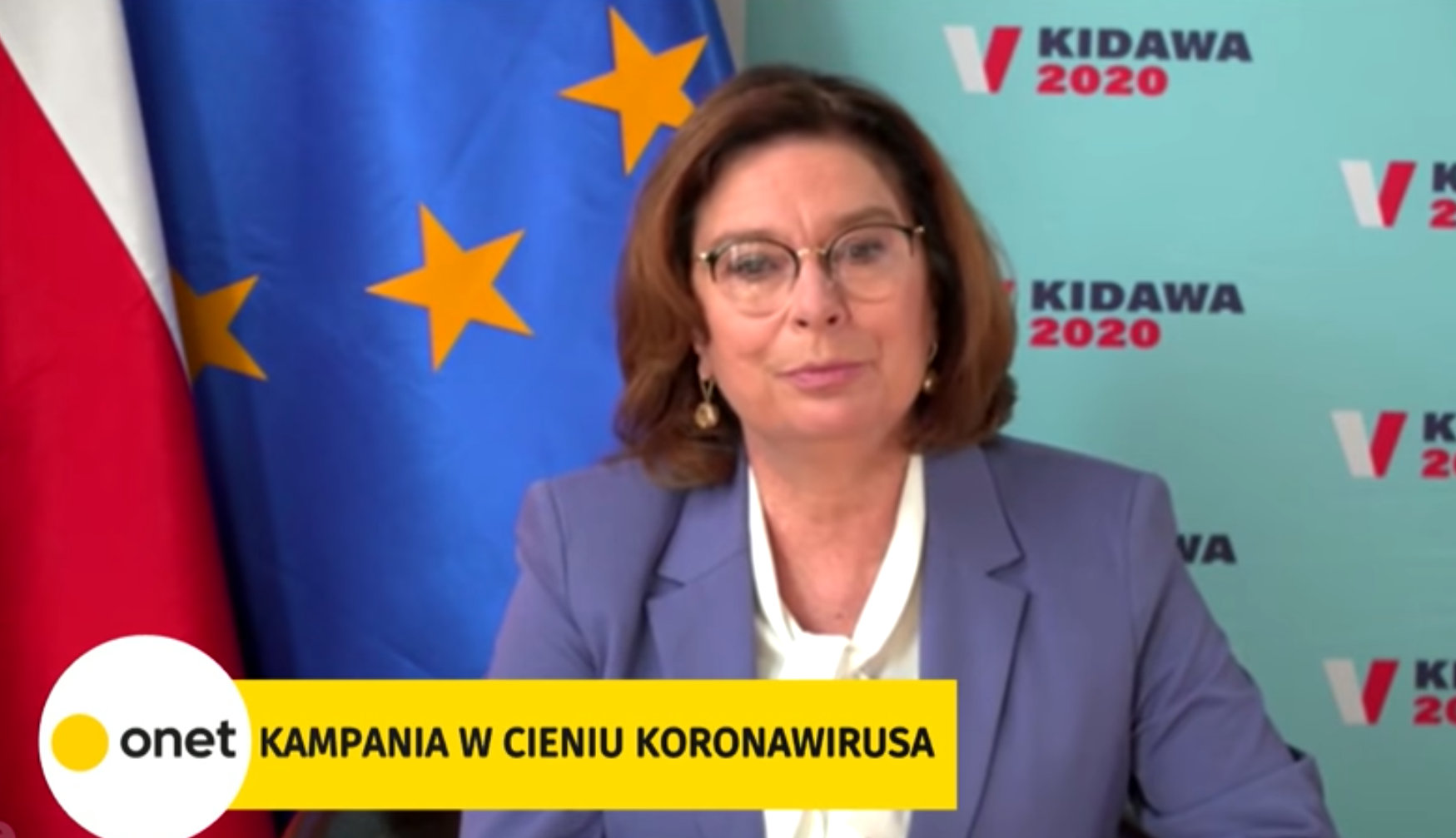 Małgorzata Kidawa-Błońska w programie Onet Rano