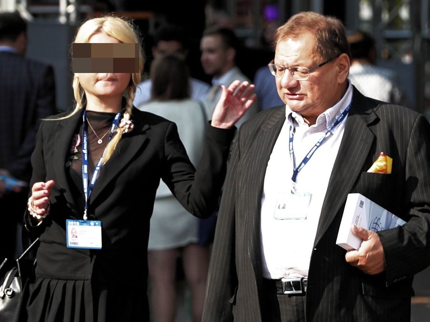 Ryszard Kalisz z żoną Dominiką