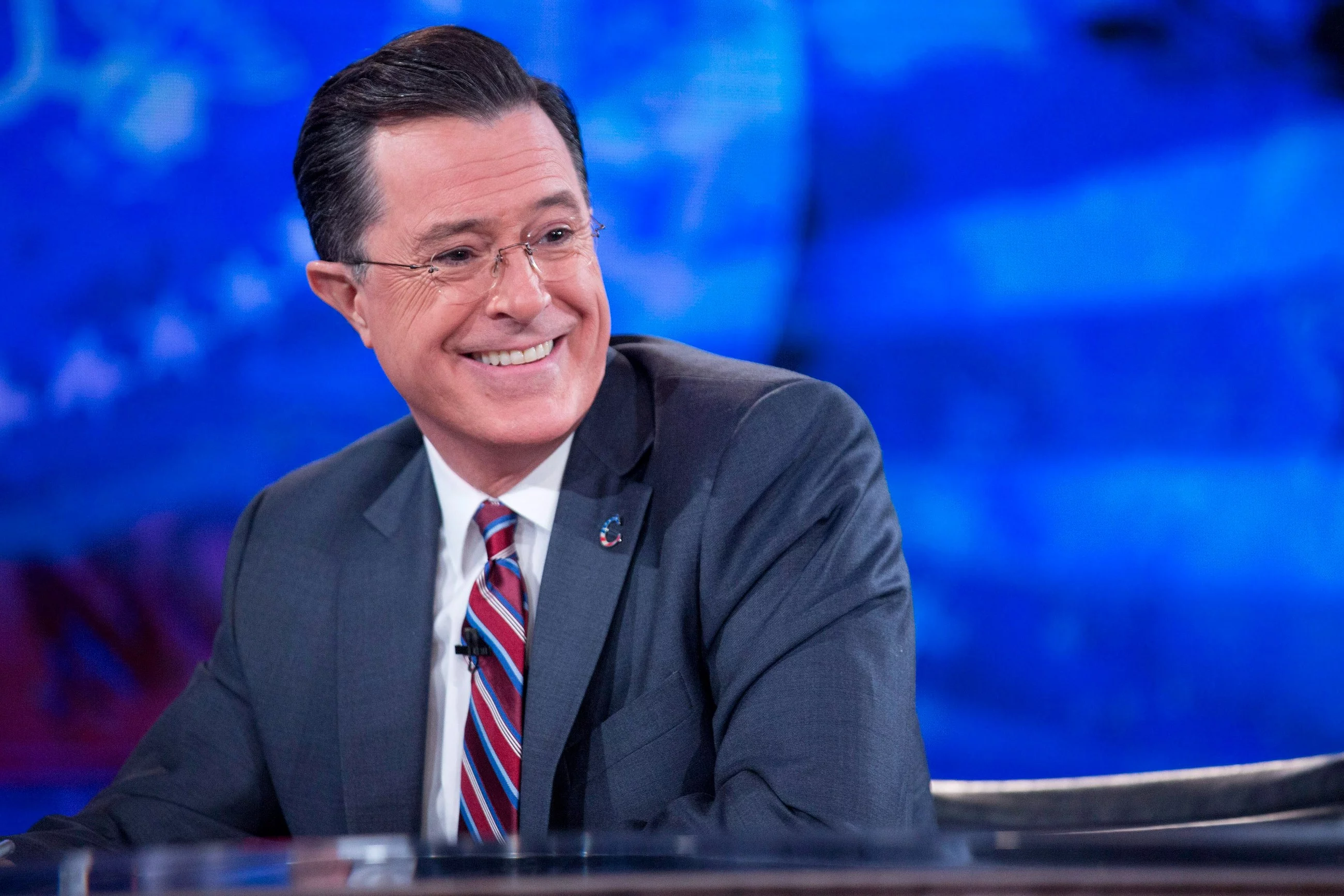 Amerykański prezenter telewizyjny Stephen Colbert