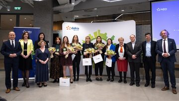 Laureatki, Jury, przedstawiciele organizatora i uczelni partnerskich – gala WEIT2023