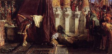 Lawrence Alma-Tadema, Ave, Caesar! Io, Saturnalia! (1880)