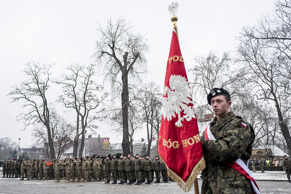 Powitanie wojsk amerykańskich w Polsce