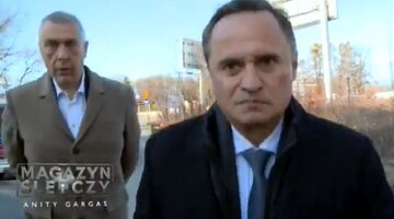Leszek Czarnecki nagrany przez reporterów "Magazynu śledczego Anity Gargas"