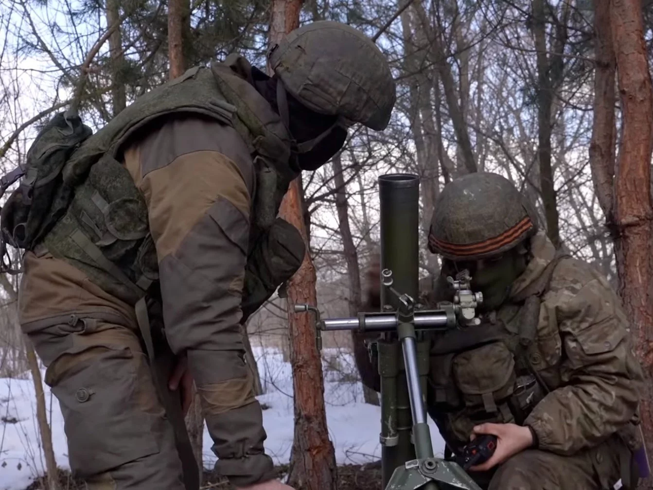 Rosyjscy żołnierze na Ukrainie