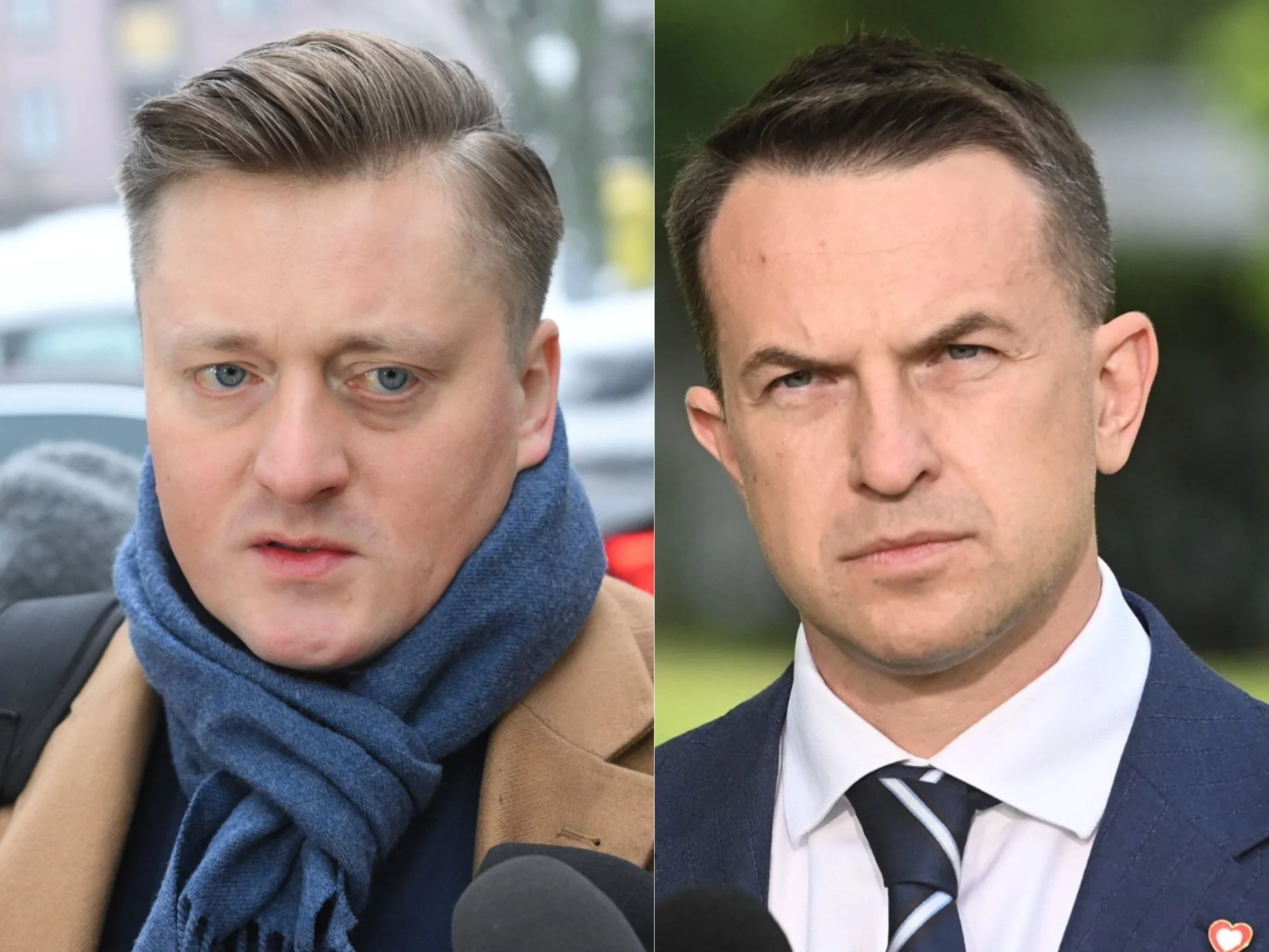 Bartosz Lewandowski i Adam Szłapka