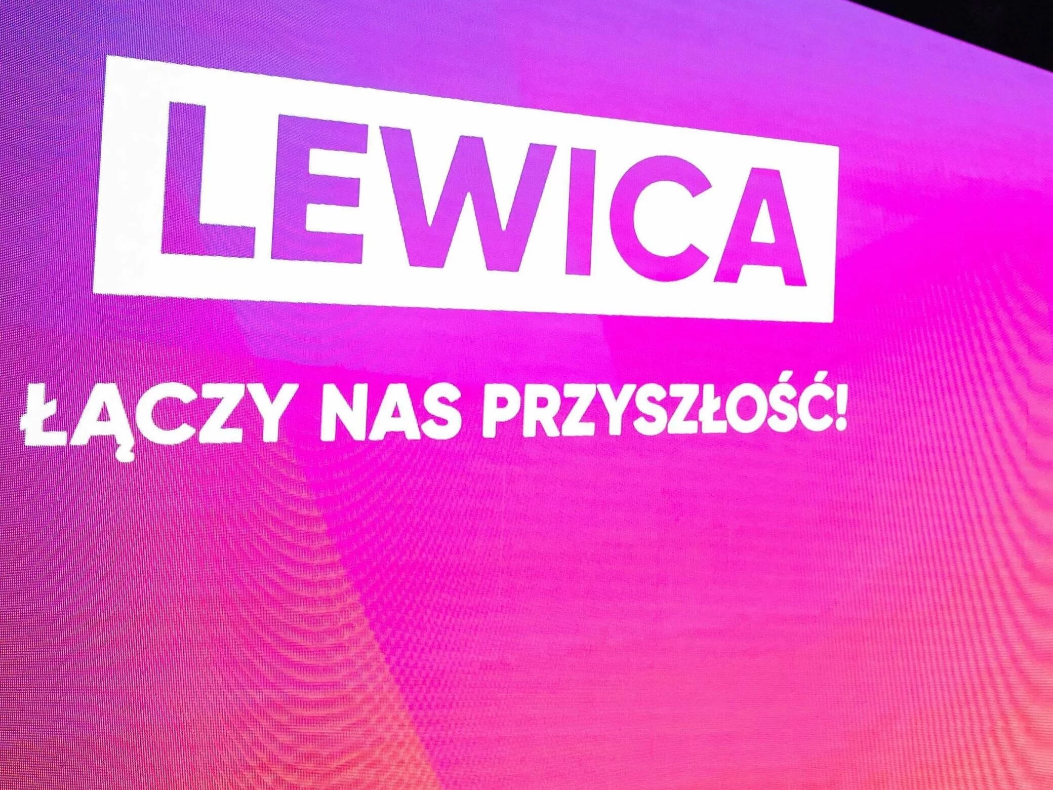 Logo Lewicy, zdjęcie ilustracyjne