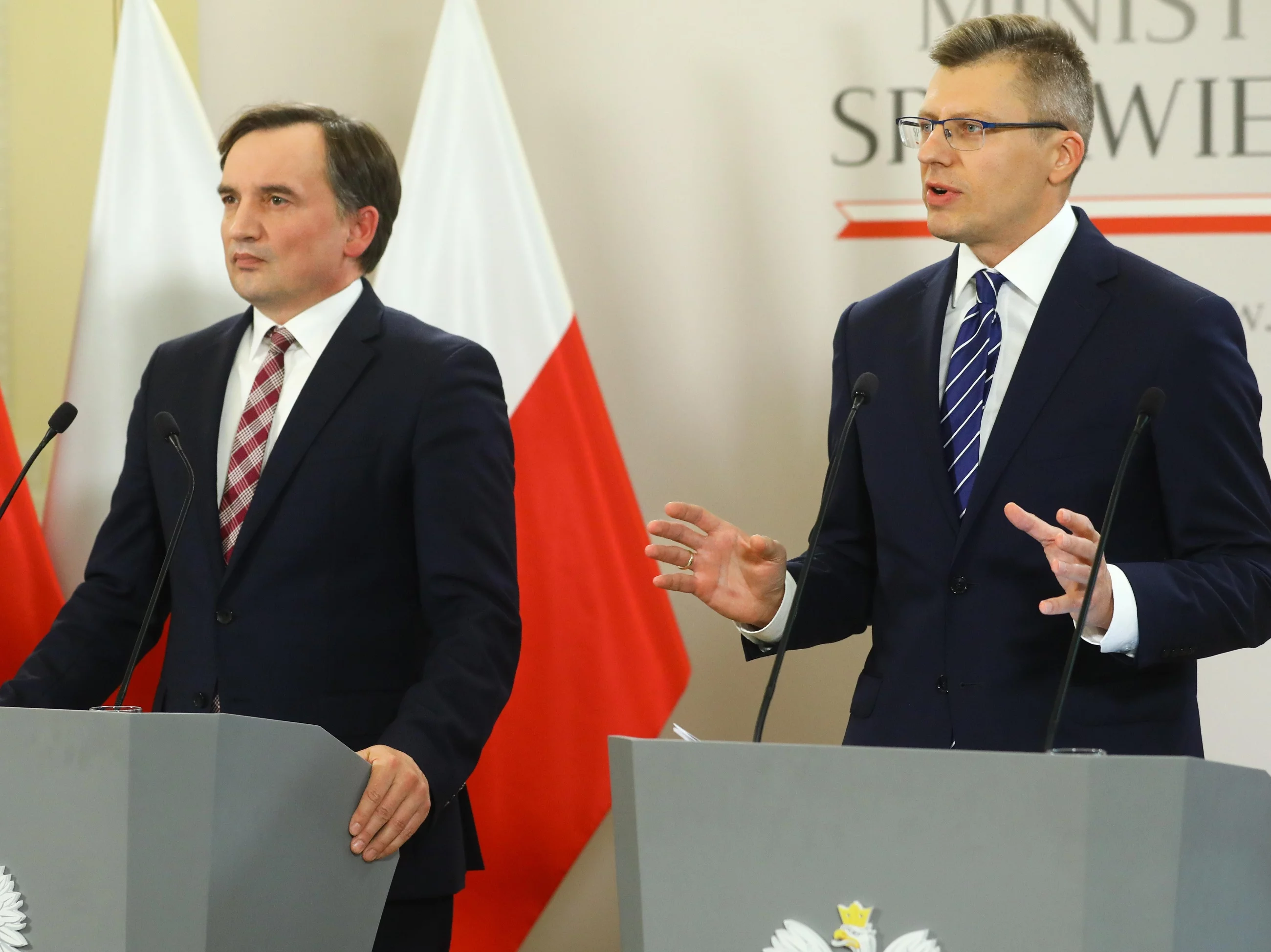 Zbigniew Ziobro i Marcin Warchoł