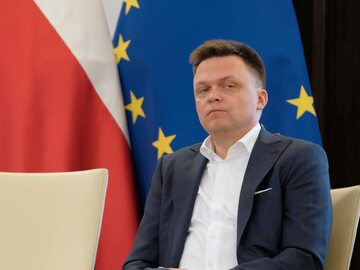 Lider ugrupowania Polska 2050 Szymon Hołownia