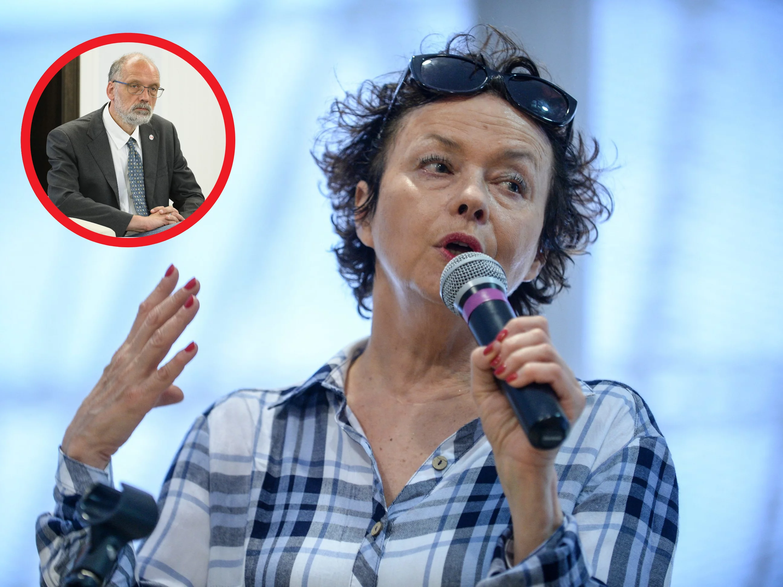 Joanna Szczepkowska i Andrzej Nowak