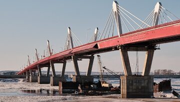 Listopad 2019 r. Budowa mostu Błagowieszczeńsk-Heihe