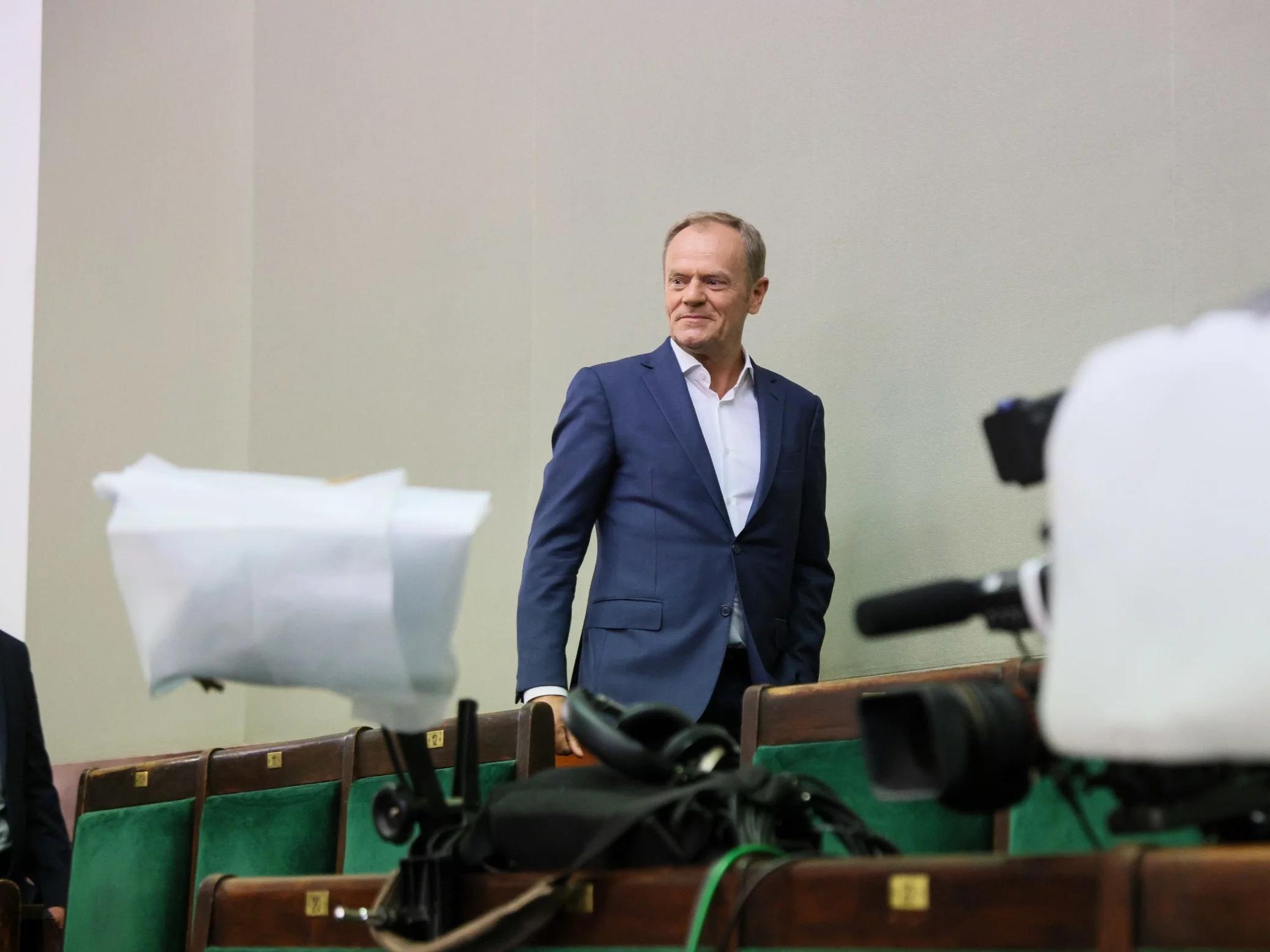 Lider PO Donald Tusk w Sejmie