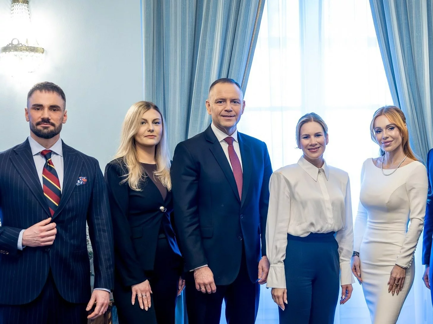 Doda, Krzysztof Stanowski i Łukasz Litewka na spotkaniu u prezydenta