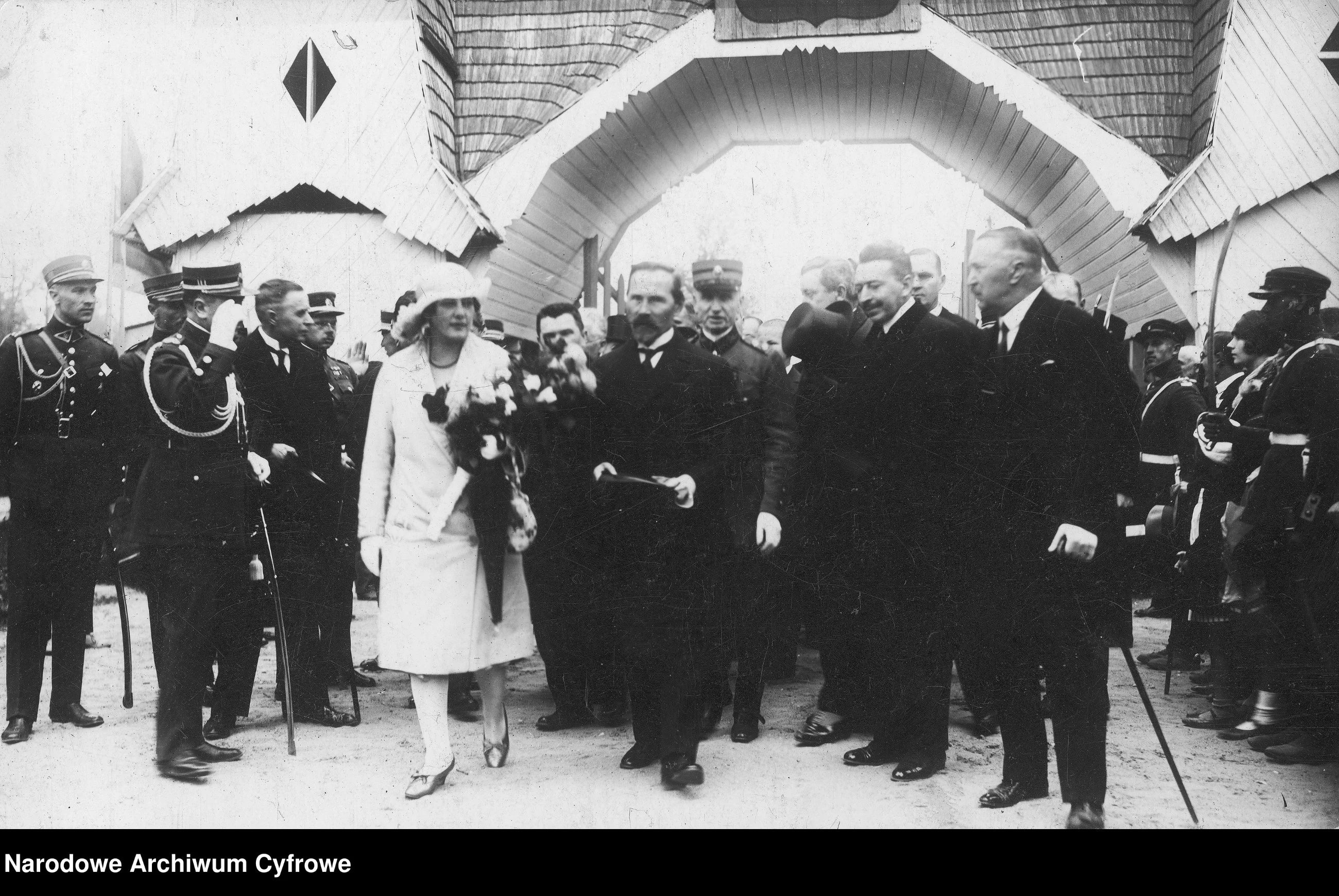 Prezydent Antanas Smetona z żoną Sofiją Chodakauskaitė-Smetonienė (Zofią Chodakowską), 1928 rok