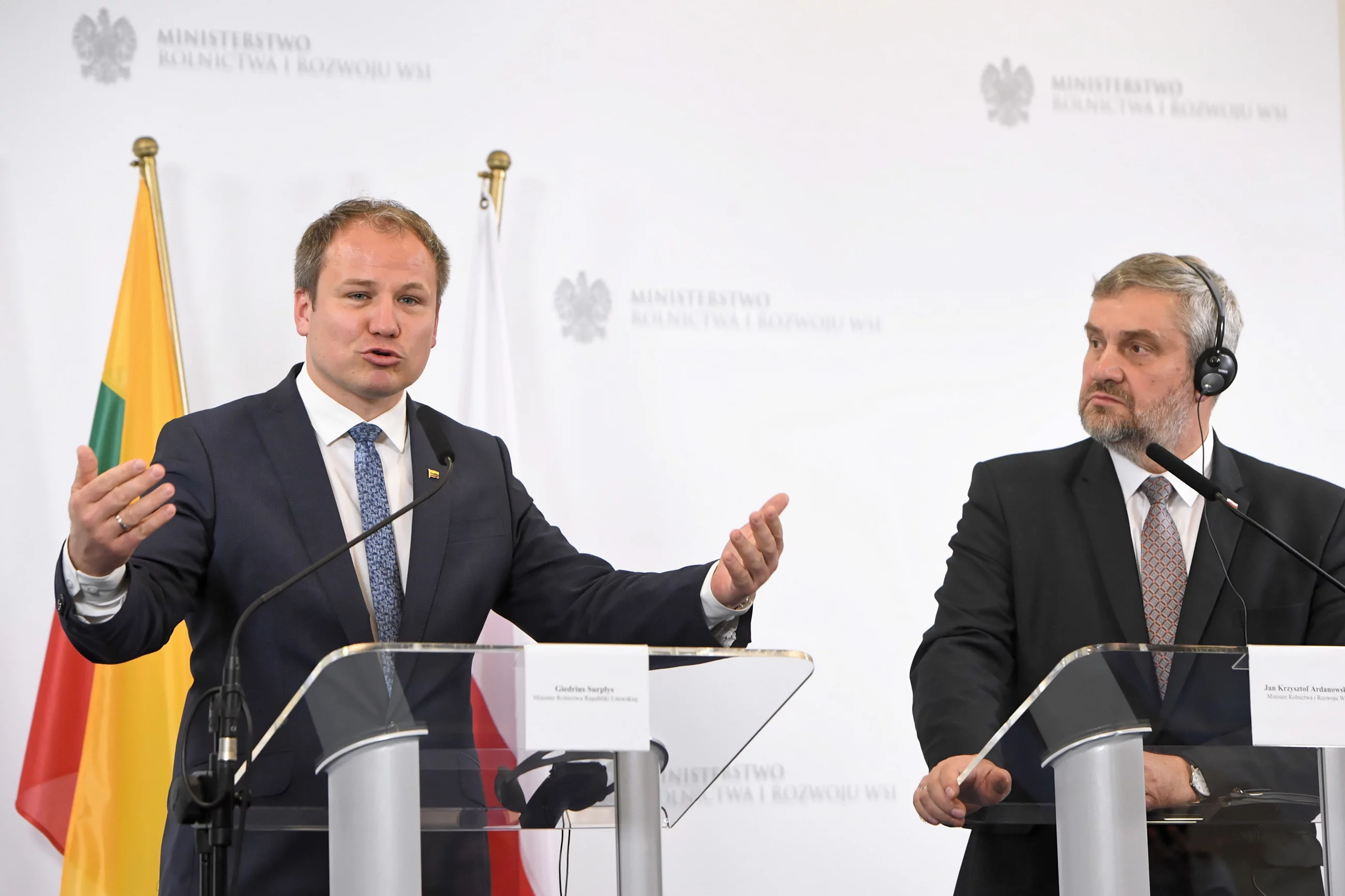 Giedrius Surplys, Jan Krzysztof Ardanowski