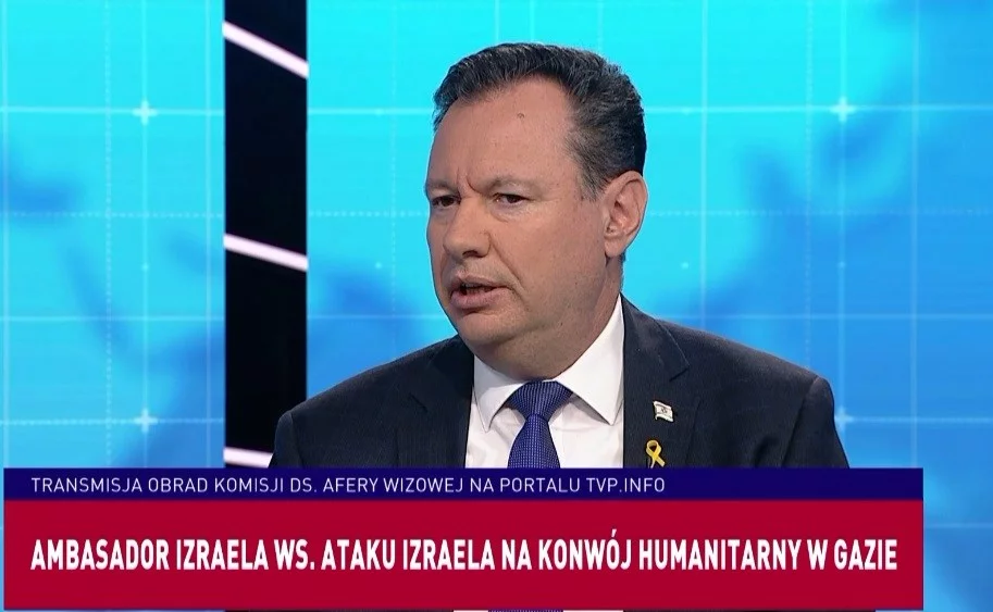 Ambasador Izraela w Polsce Yacov Livne