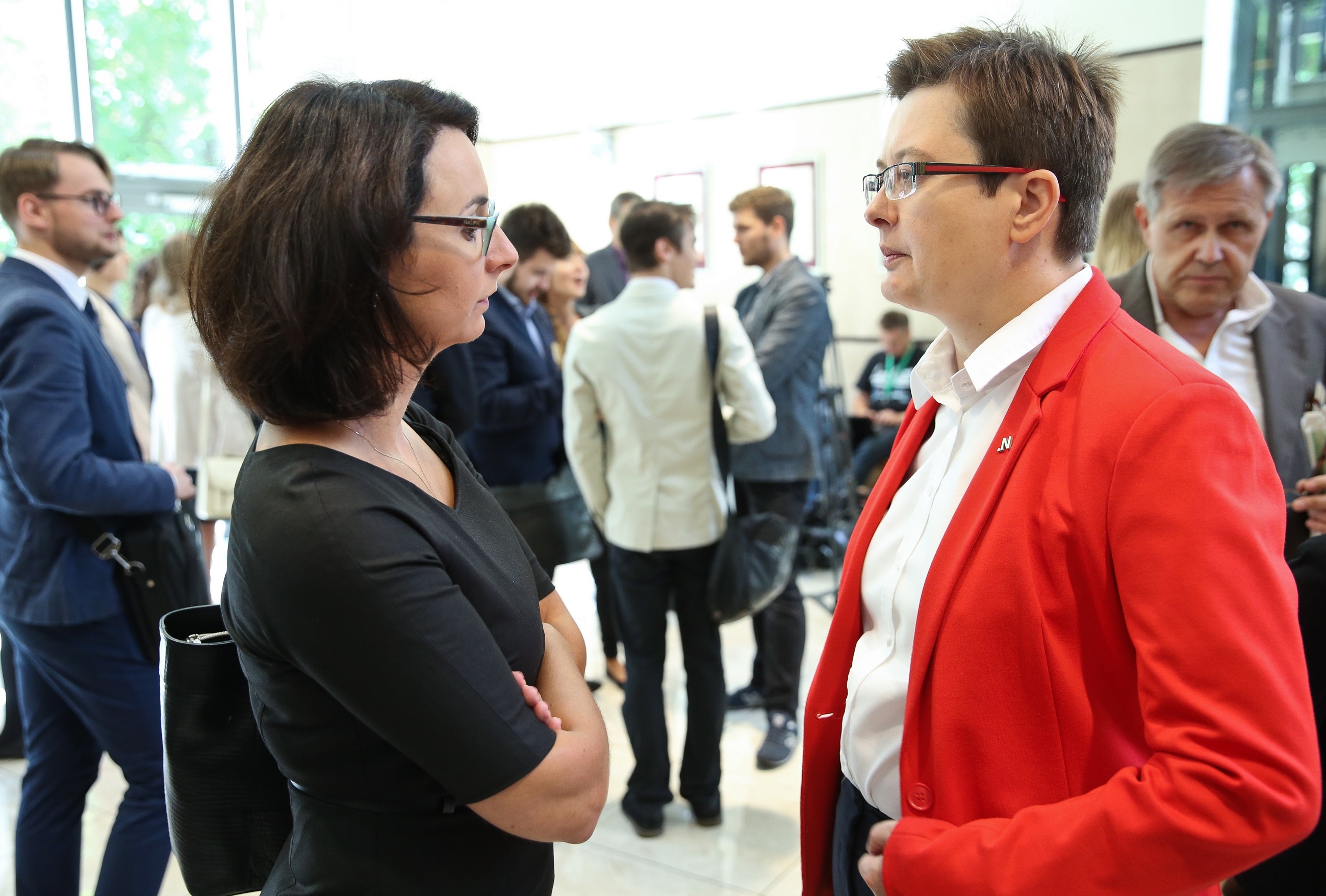 Kamila Gasiuk-Pihowicz i Katarzyna Lubnauer