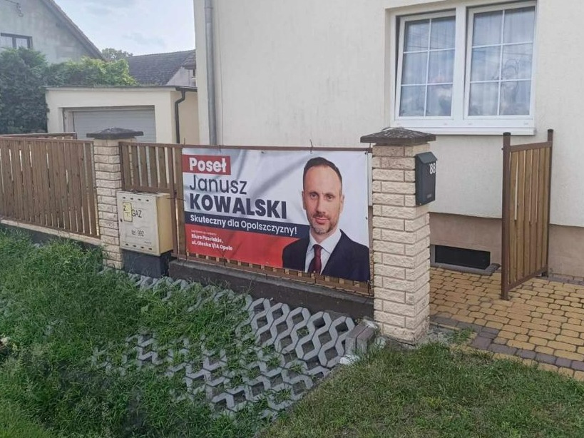Działacz Mniejszości Niemieckiej żądał usunięcia plakatu Kowalskiego