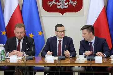 Łukasz Szumowski, Mateusz Morawiecki, Michał Dworczyk