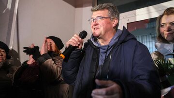 Maciej Wąsik po wyjściu z więzienia