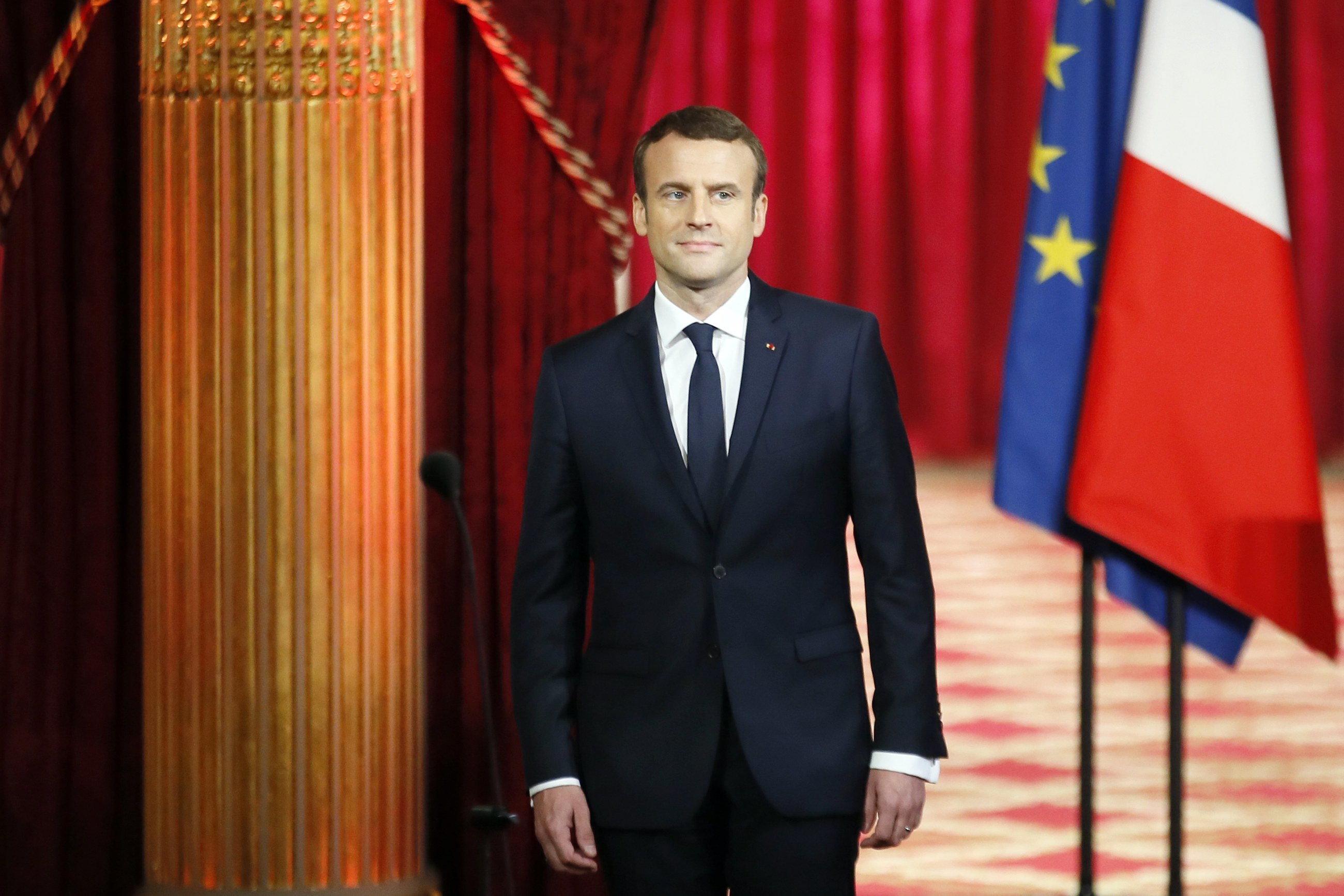 Emmanuel Macron, prezydent Francji
