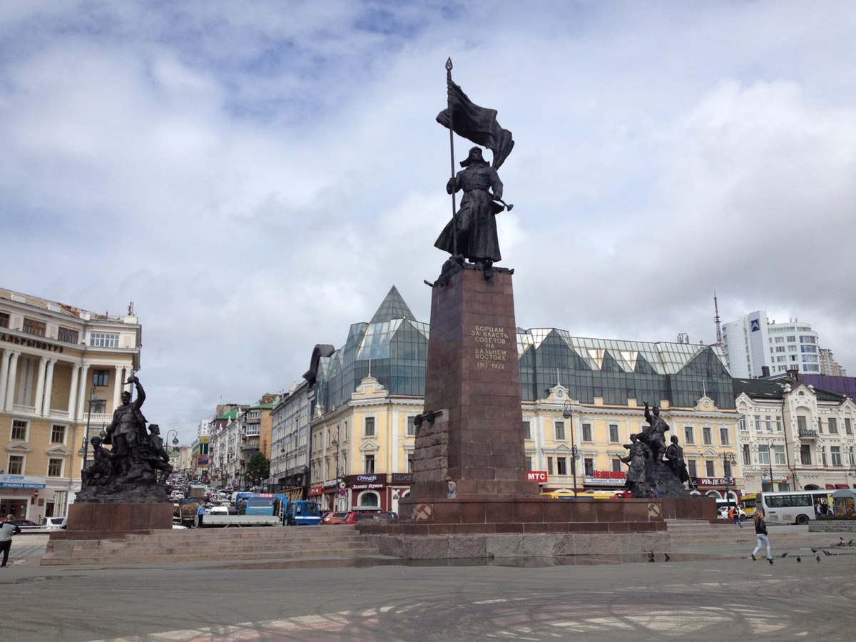 Władywostok, pomnik bojowników za władzę radziecką, upamiętniający m.in. wejście Armii Czerwonej do miasta w październiku 1922 r