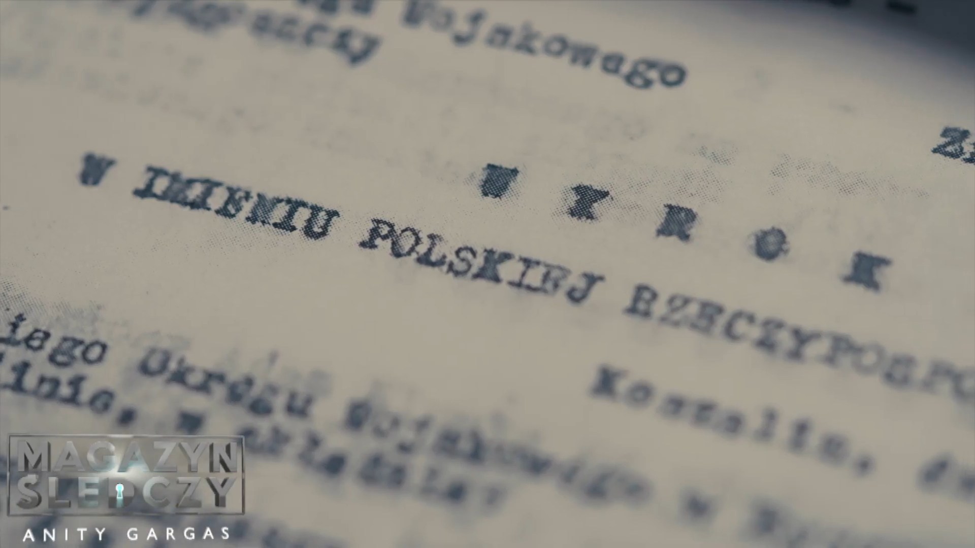 "Magazyn śledczy Anity Gargas" – 28 września 2023 r.