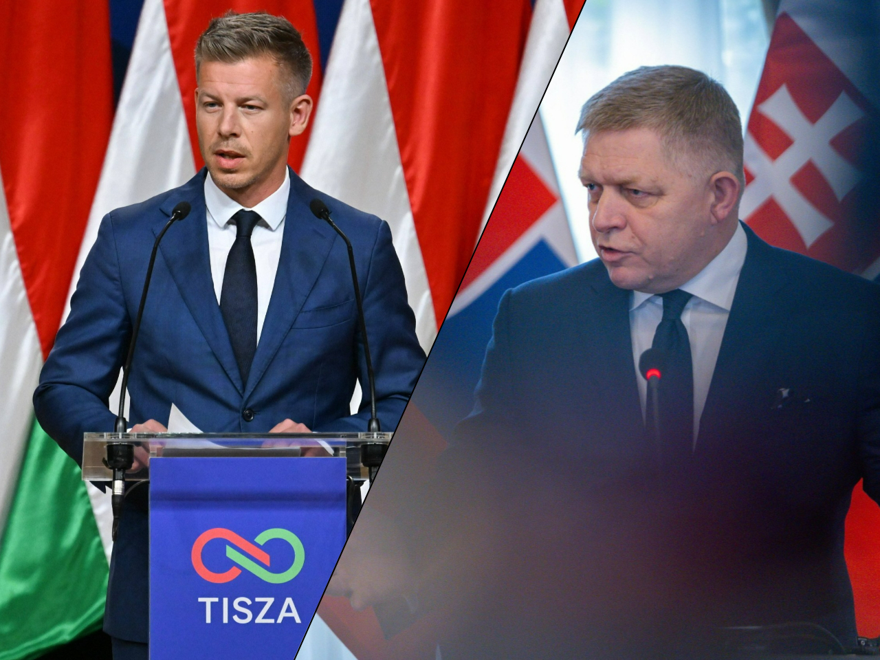 Peter Magyar i Robert Fico