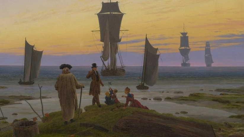 Caspar David Friedrich "Etapy życia", ok. 1834 r.