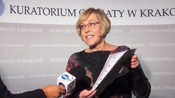 Małopolska kurator oświaty Barbara Nowak w wywiadzie dla TVN24