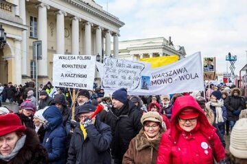 Manifestacja KOD w Warszawie / 11.02.2017