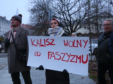 Manifestacja pod hasłem "Kalisz wolny od faszyzmu"