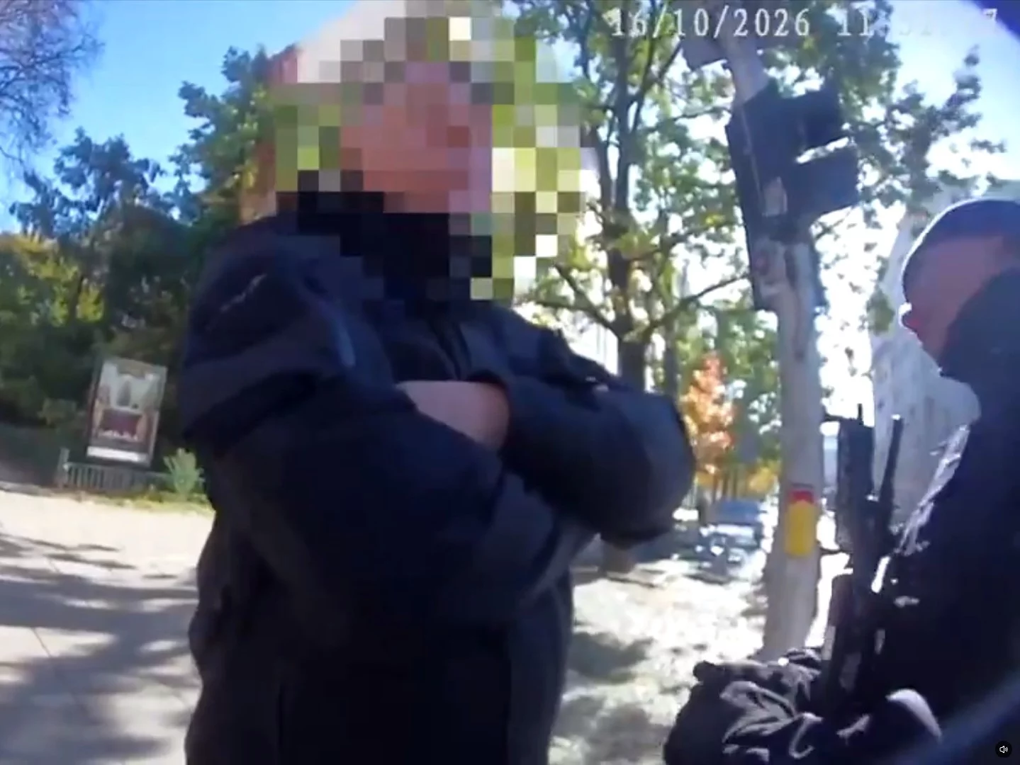 Nagranie z interwencji policji wobec Piotra W