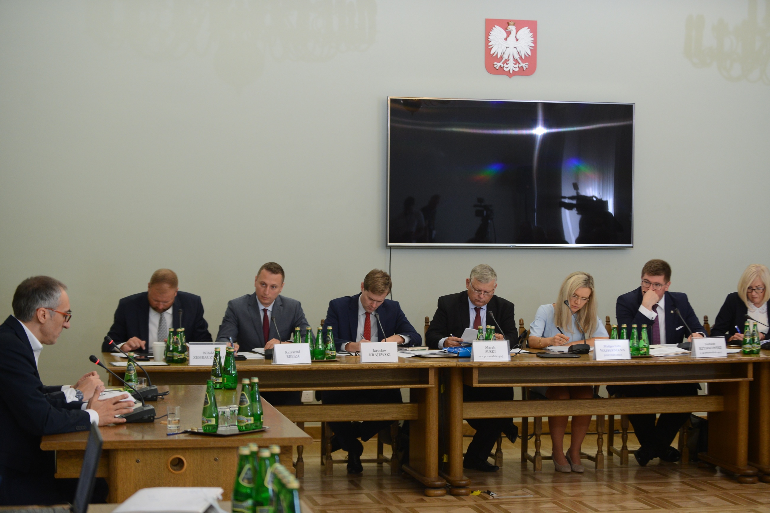 Emil Marat zeznaje przed komisją