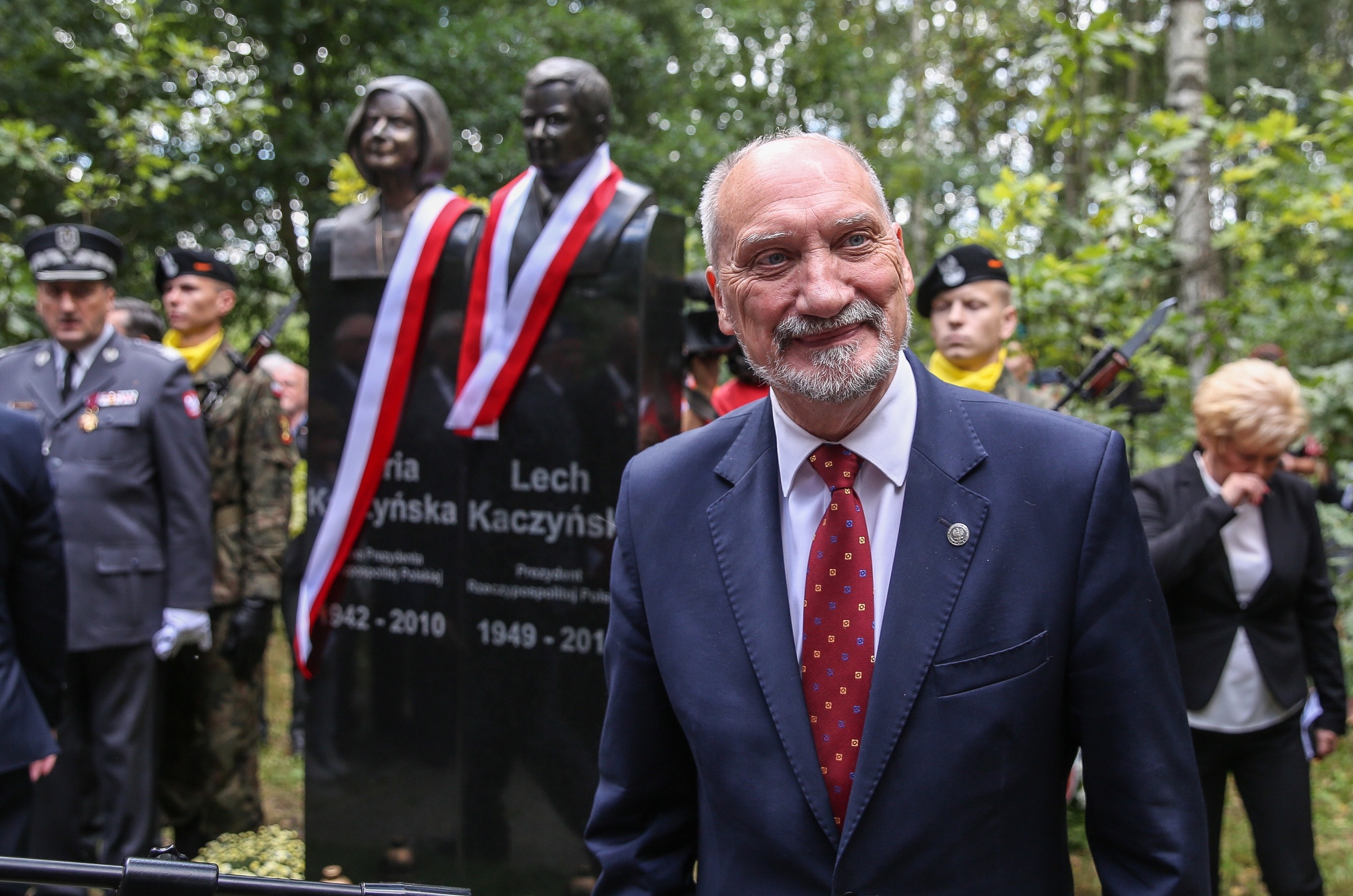 Odsłonięcie pomników w Ossowie