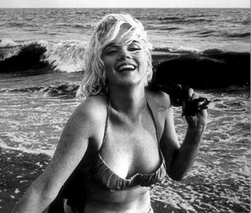 Marilyn Monroe w bikini, 1962 r.