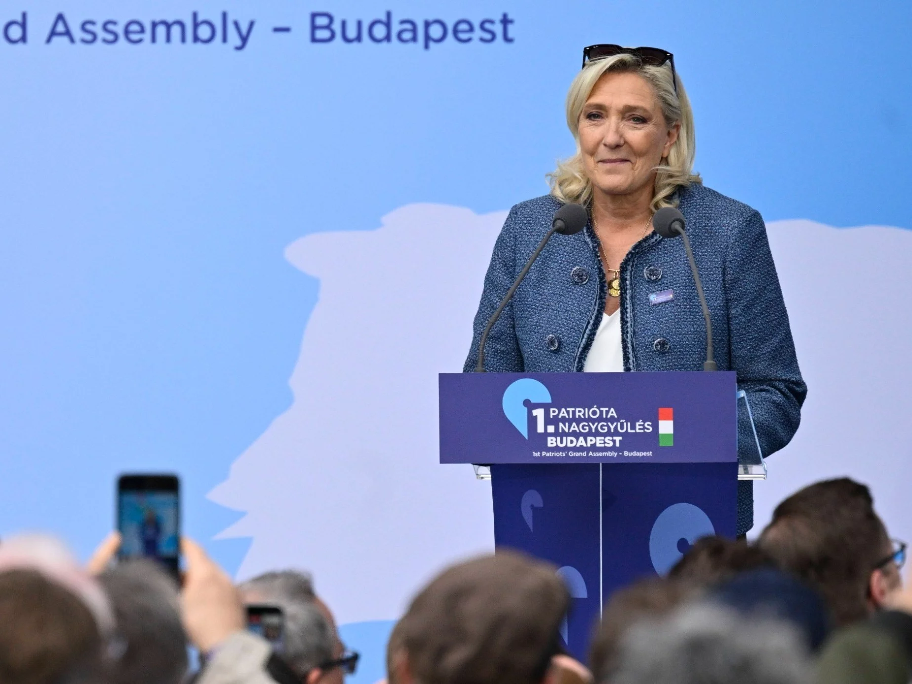 Liderka obozu politycznego francuskiego Zjednoczenia Narodowego Marine Le Pen