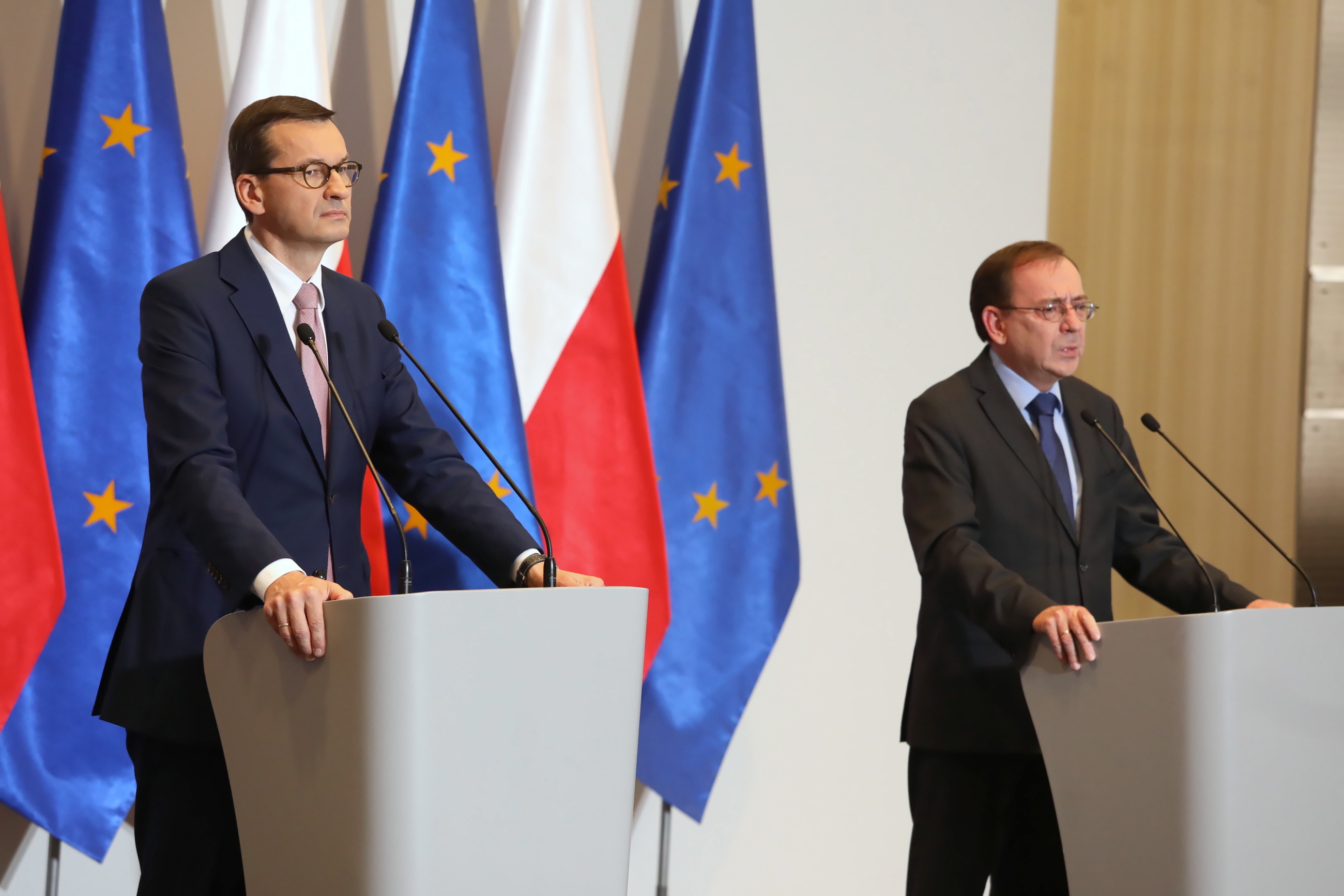 Mateusz Morawiecki i Mariusz Kamiński