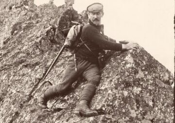 Mariusz Zaruski na Rohaczu Ostrym w Tatrach