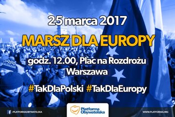 Marsz dla Europy - Warszawa
