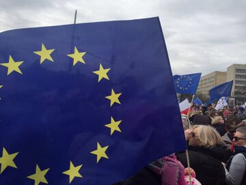 Marsz "Kocham Cię, Europo" w Warszawie