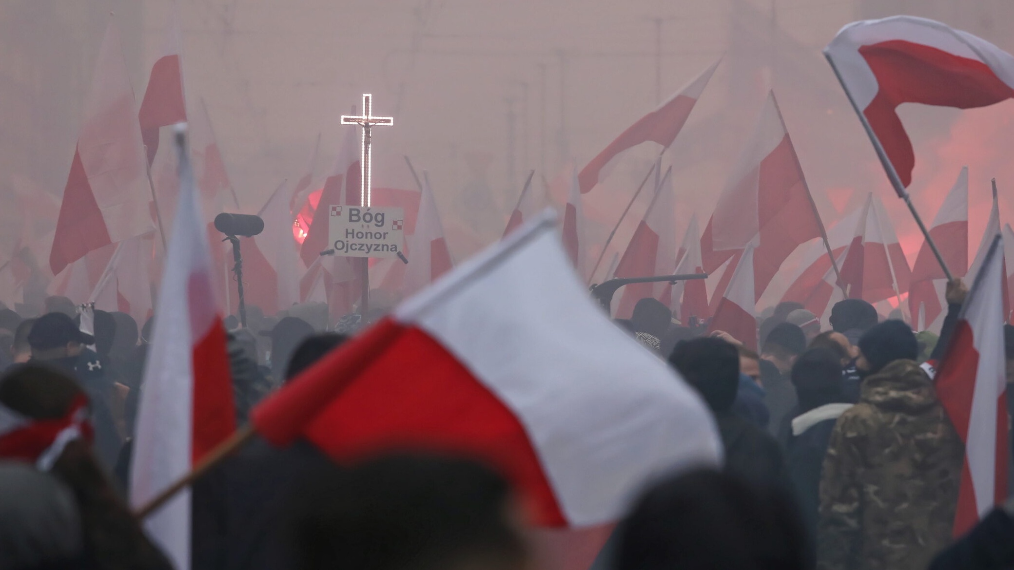 Marsz Niepodległości w Warszawie.