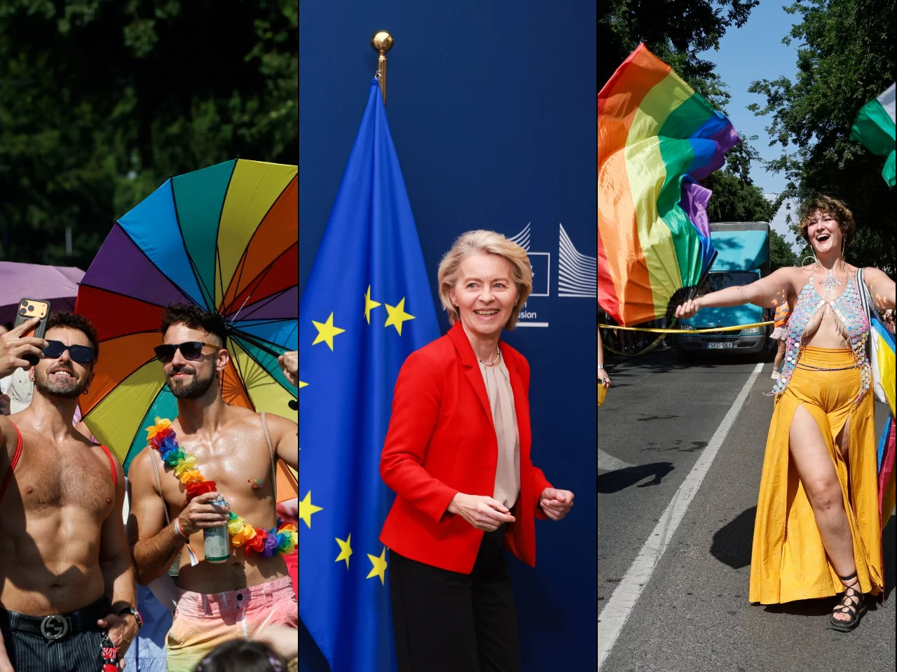 Parda LGBT Budapeszt 2026. Ursula von der Leyen