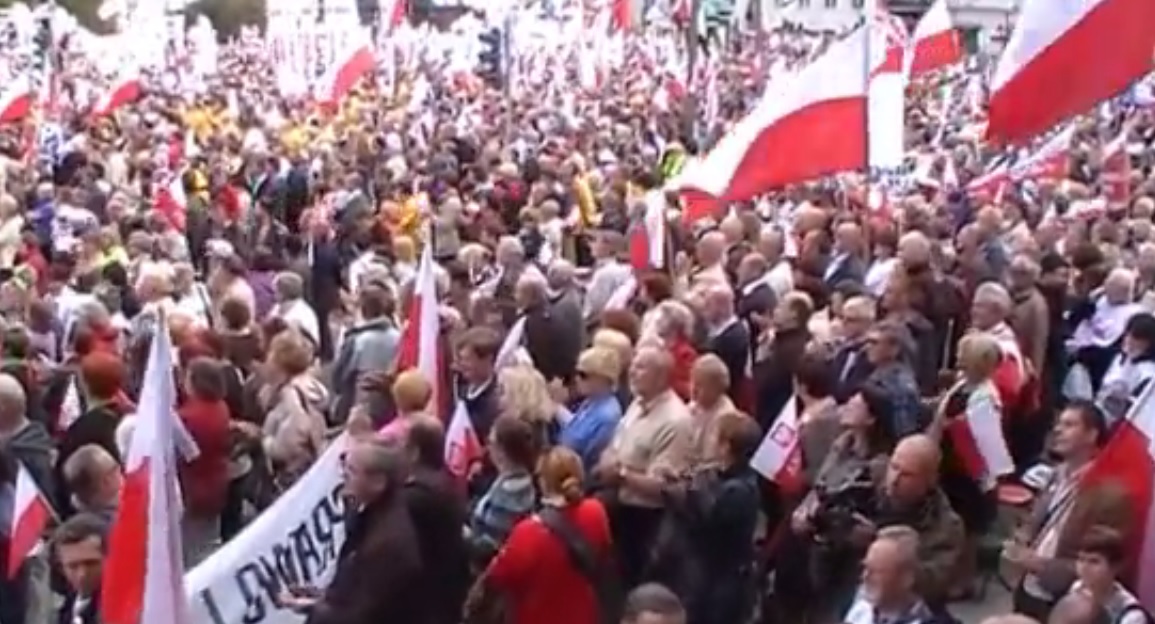 marsz w obronie wolnych mediów 29.09.2012r